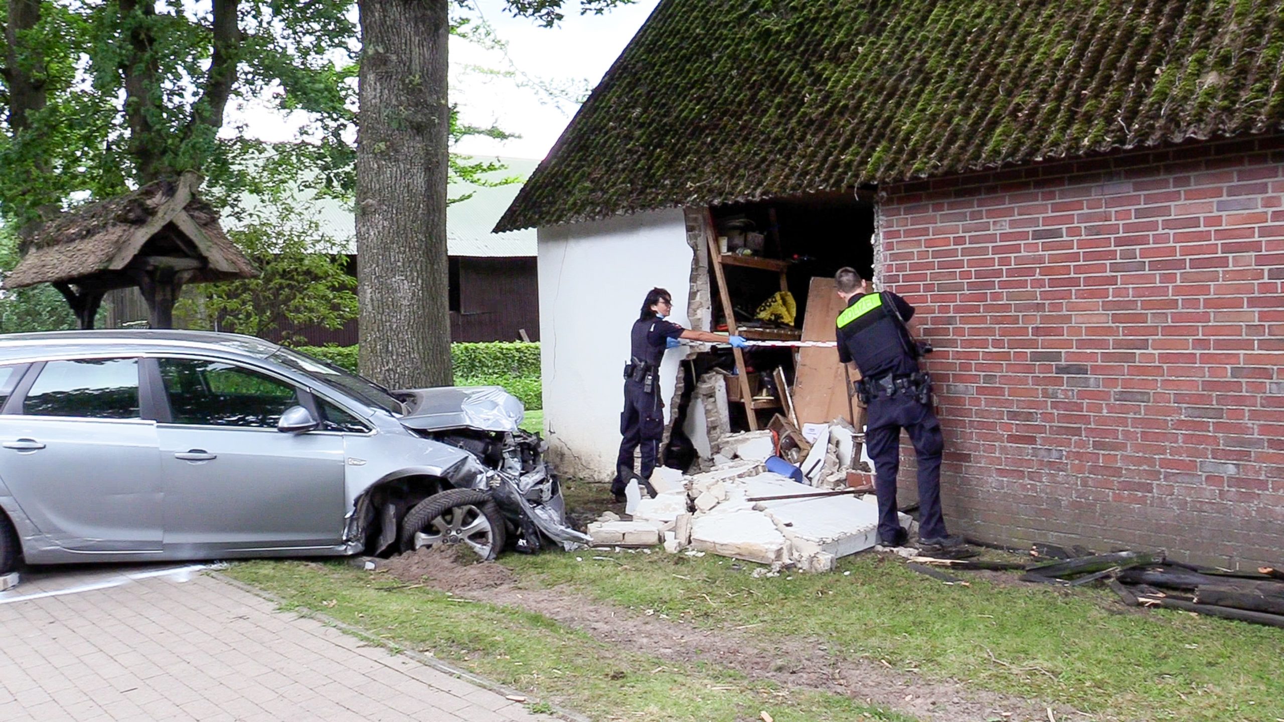 Unfall in Insel