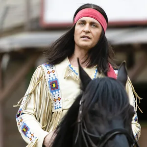 Alexander Klaws spielte Winnetou bereits beim Stück „Unter Geiern – der Sohn es Bärenjägers“.