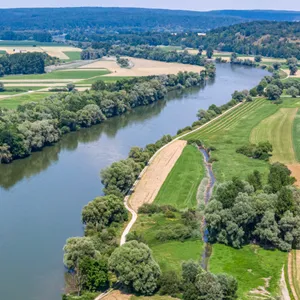 Die Donau in Niederbayern im Landkreis Kelheim. Der sogenannte Donaulimes wurde nun im Rahmen des bereits bestehenden Welterbes „Die Grenzen des Römischen Reiches“ der Unesco mit dem neuen Status ausgezeichnet.