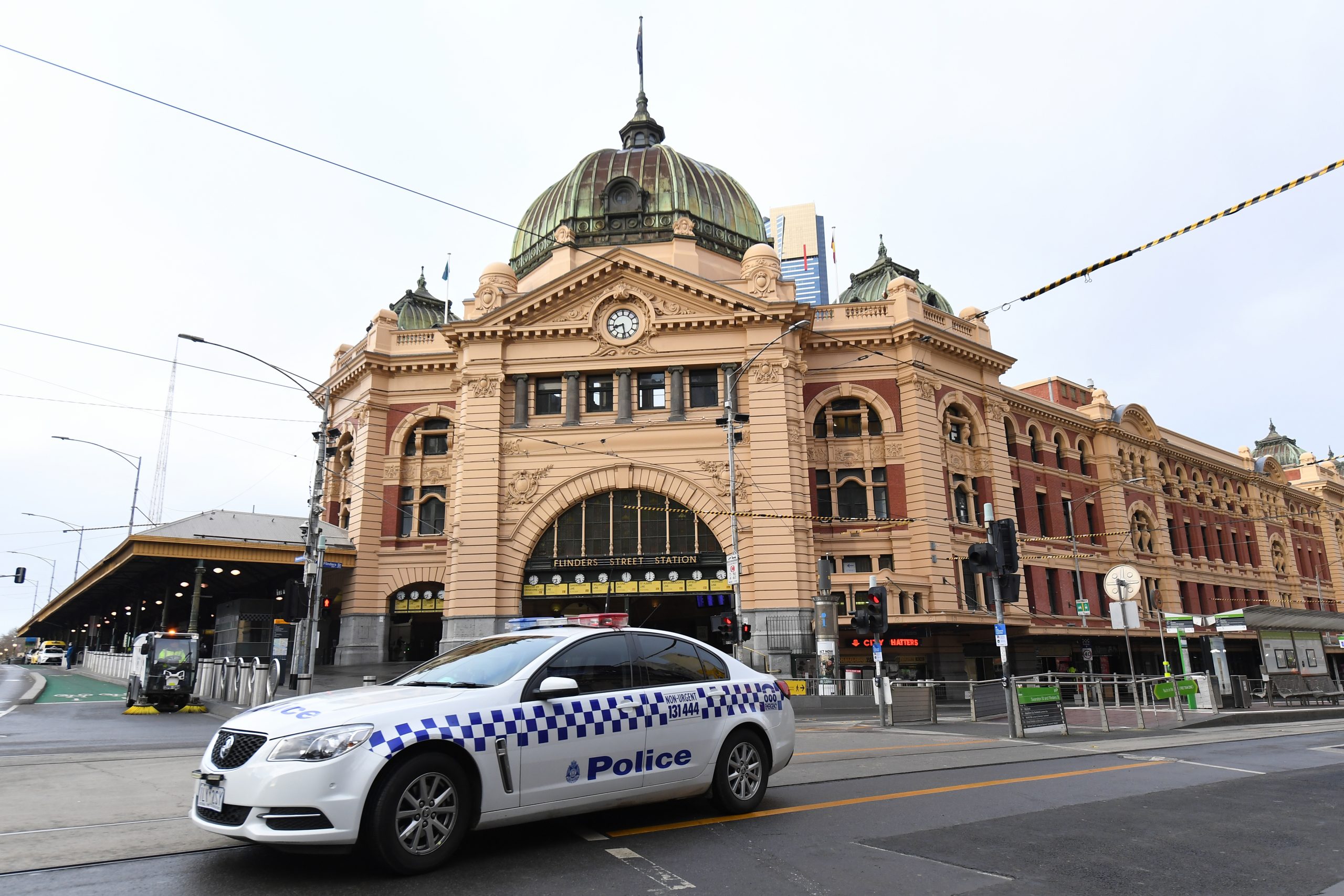 Ein Polizeiauto im australischen Melbourne (Symbolbild)