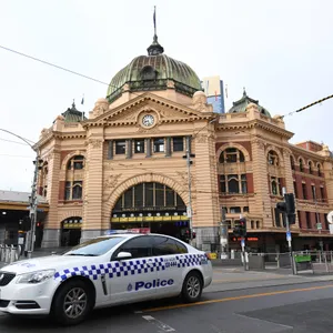 Ein Polizeiauto im australischen Melbourne (Symbolbild)