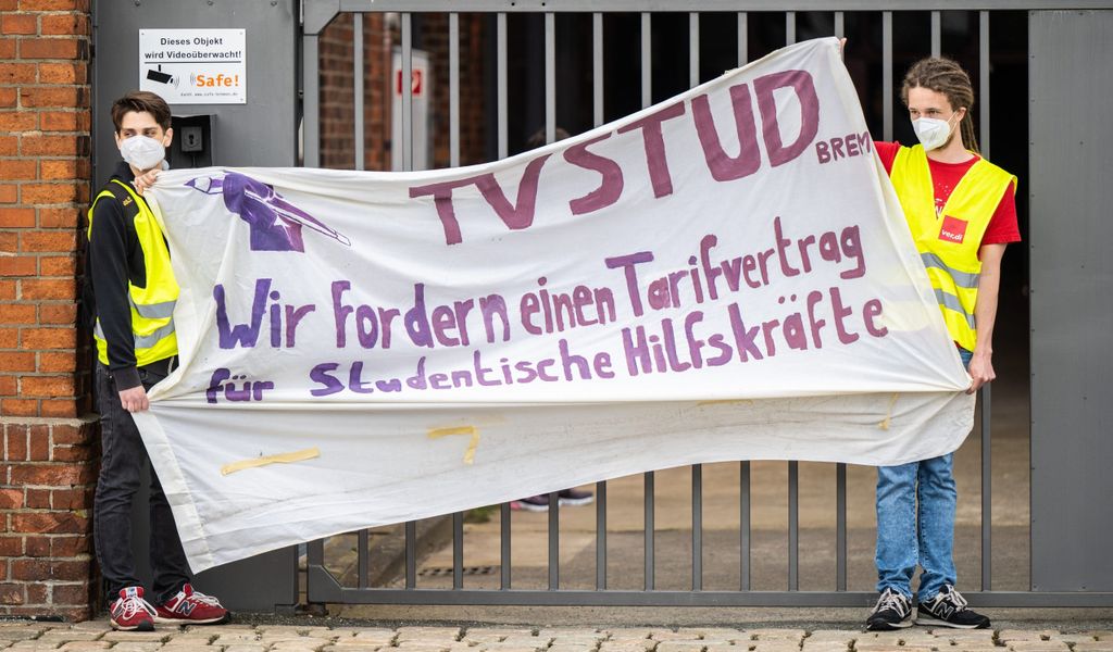 Nicht nur in Hamburg kämpfen Studierende für bessere Arbeitsbedingungen.