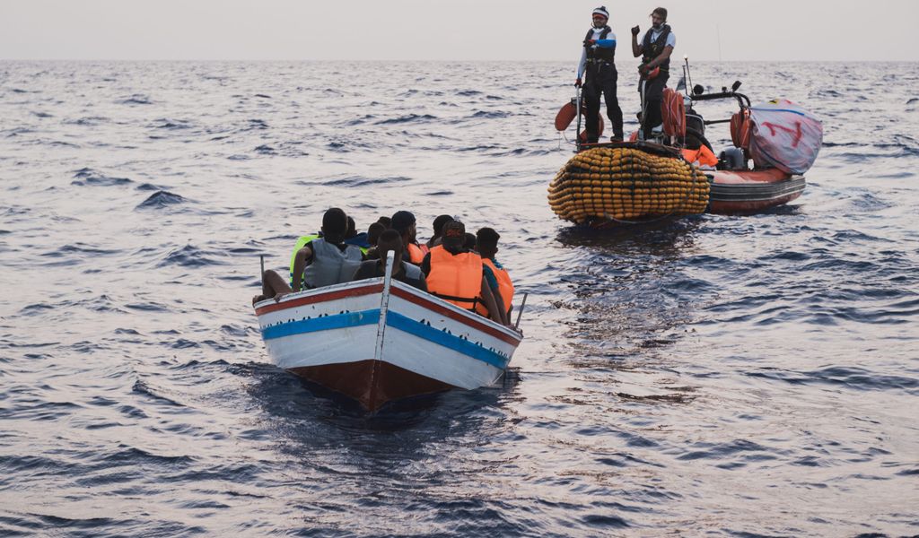Rettungsaktion der SOS Mediterranee
