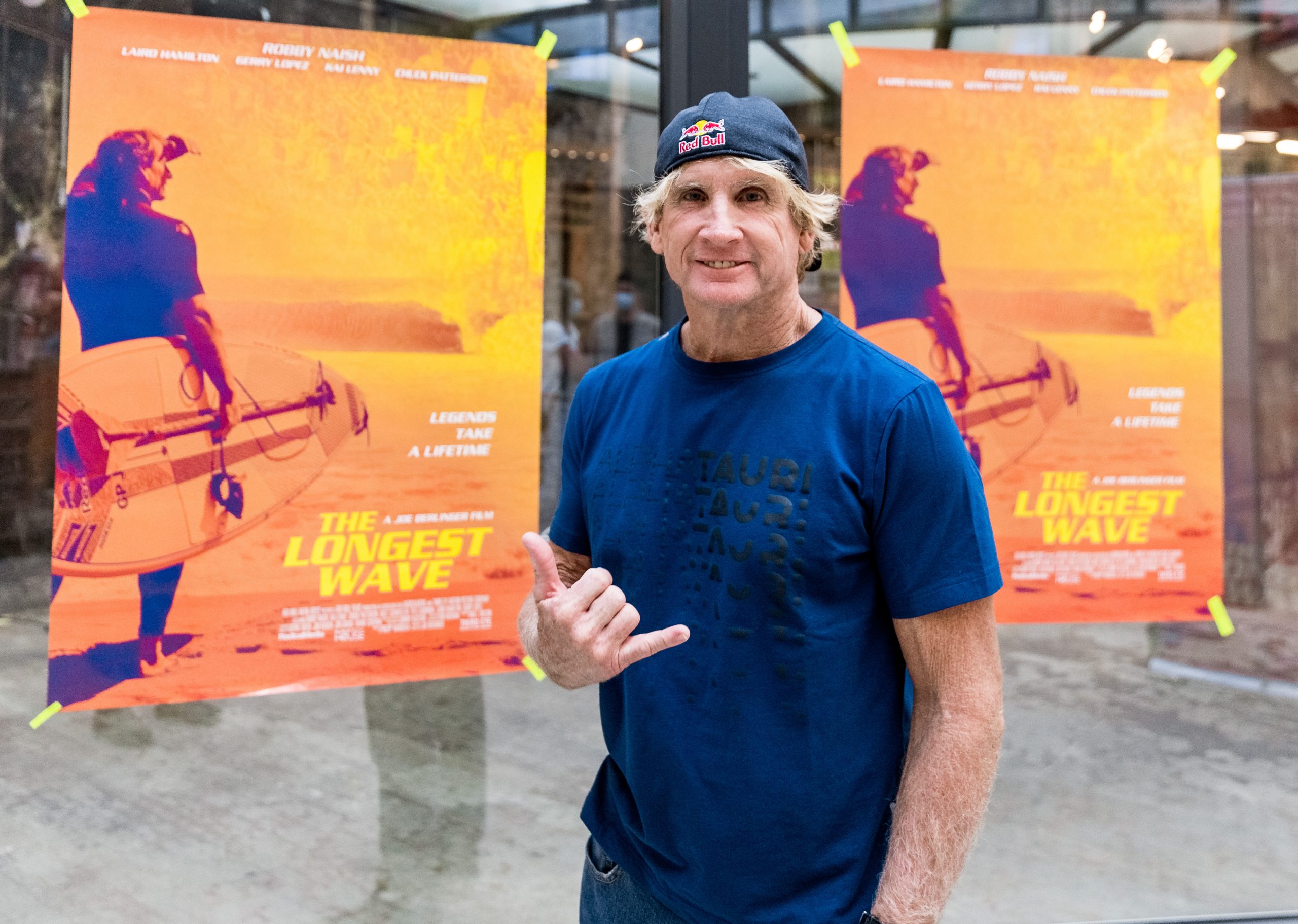 Surf-Legende Robby Naish präsentierte die Doku über sein Leben im Hamburger Zeise-Kino.