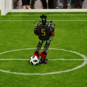 Die „Hamburg Bit-Bots“ gehören weltweit zu den besten Robo-Fußball-Teams.
