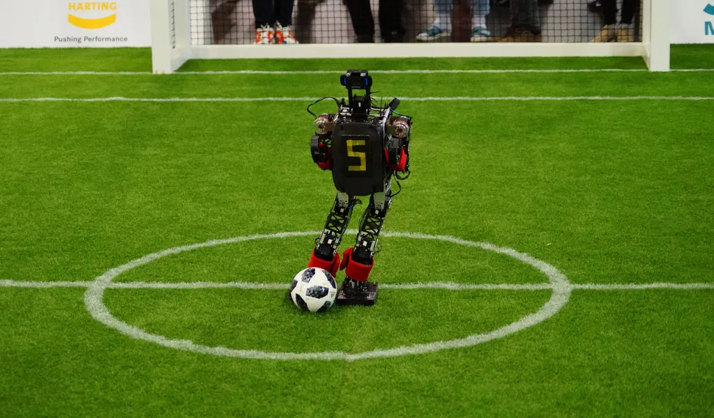 Die „Hamburg Bit-Bots“ gehören weltweit zu den besten Robo-Fußball-Teams.