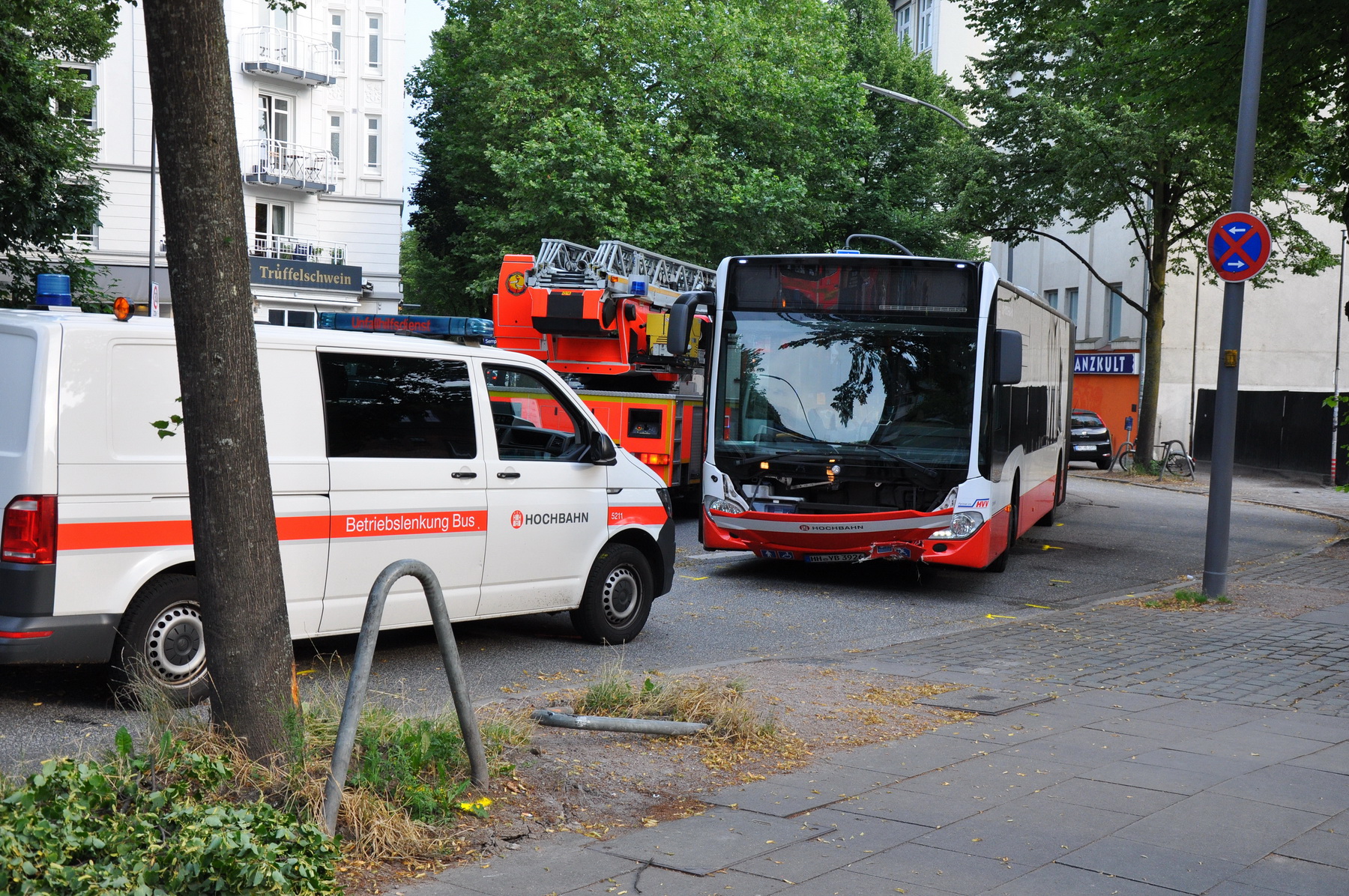 Hamburg HVV Bus Unfall