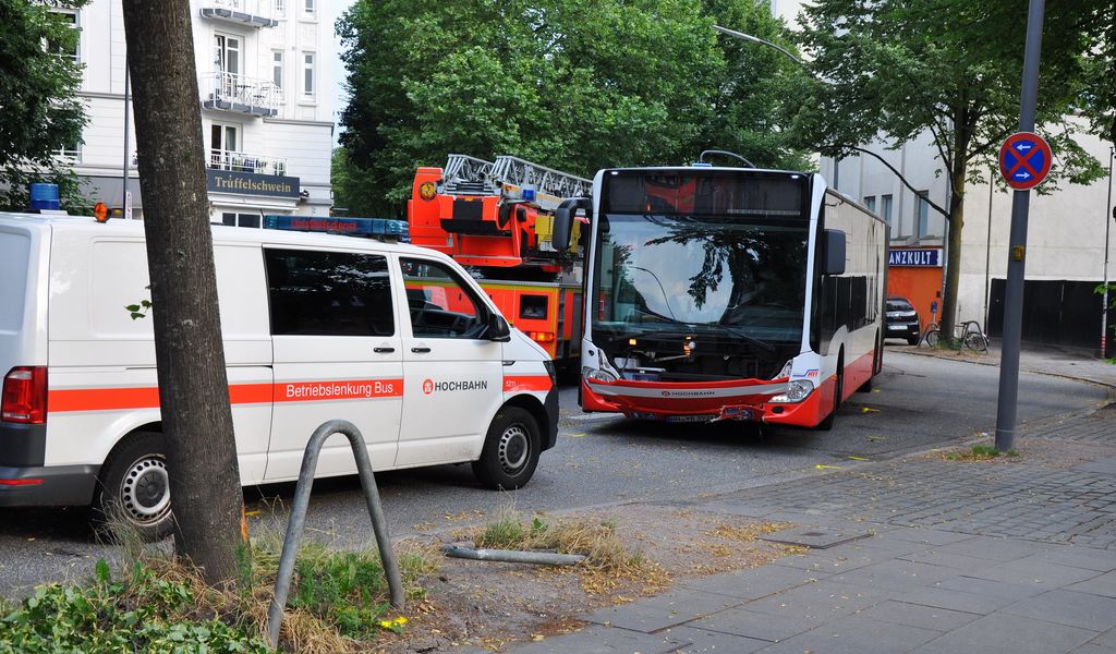 Hamburg HVV Bus Unfall