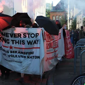 Demo gegen Rechtsextremismus