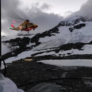 Rettungshubschrauber im Einsatz