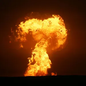 Explosion nahe Erdgasfeld