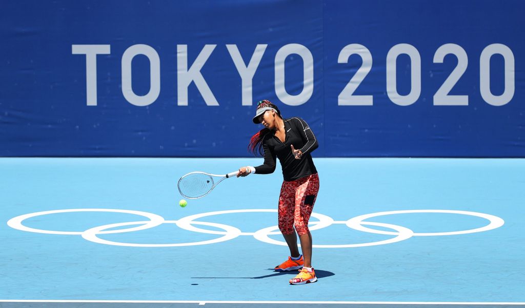 Tennis-Star Naomi Osaka bei Olympia