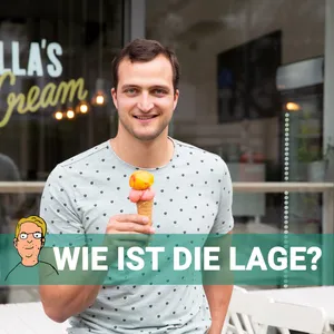 Markus Deibler mit einer Tüte Eis