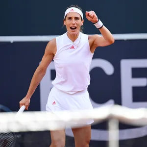 Andrea Petkovic freut sich über ihren Auftaktsieg