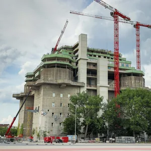 Grüner Bunker in Hamburg