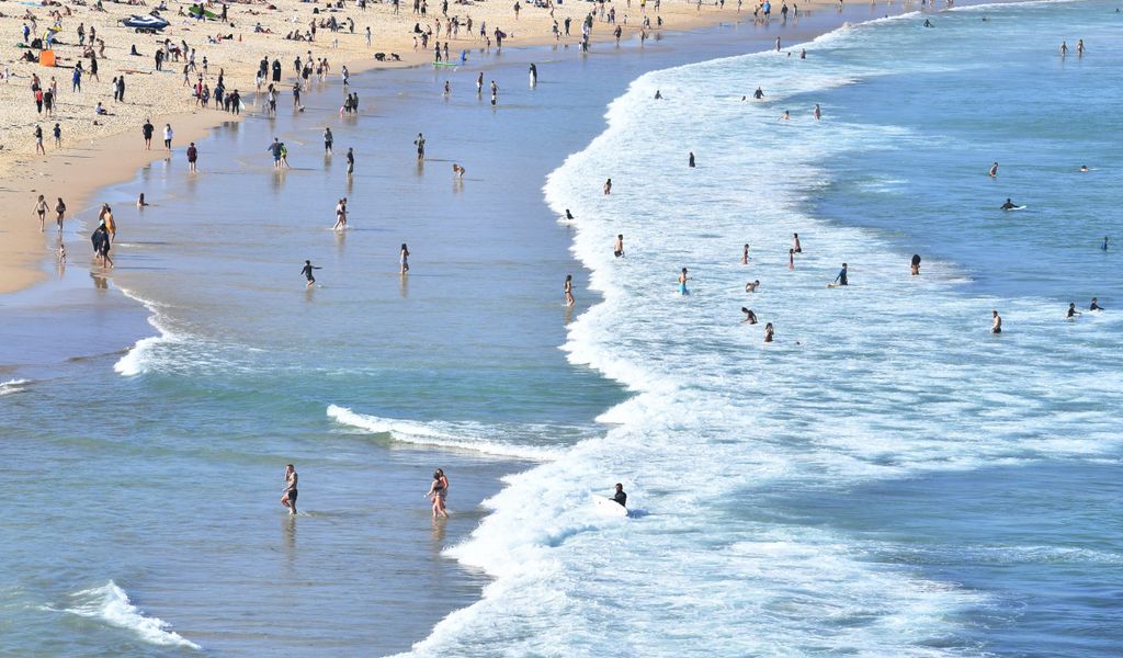 Bondi Beach in Sydney ist einer der beliebtesten Strände in Australien.