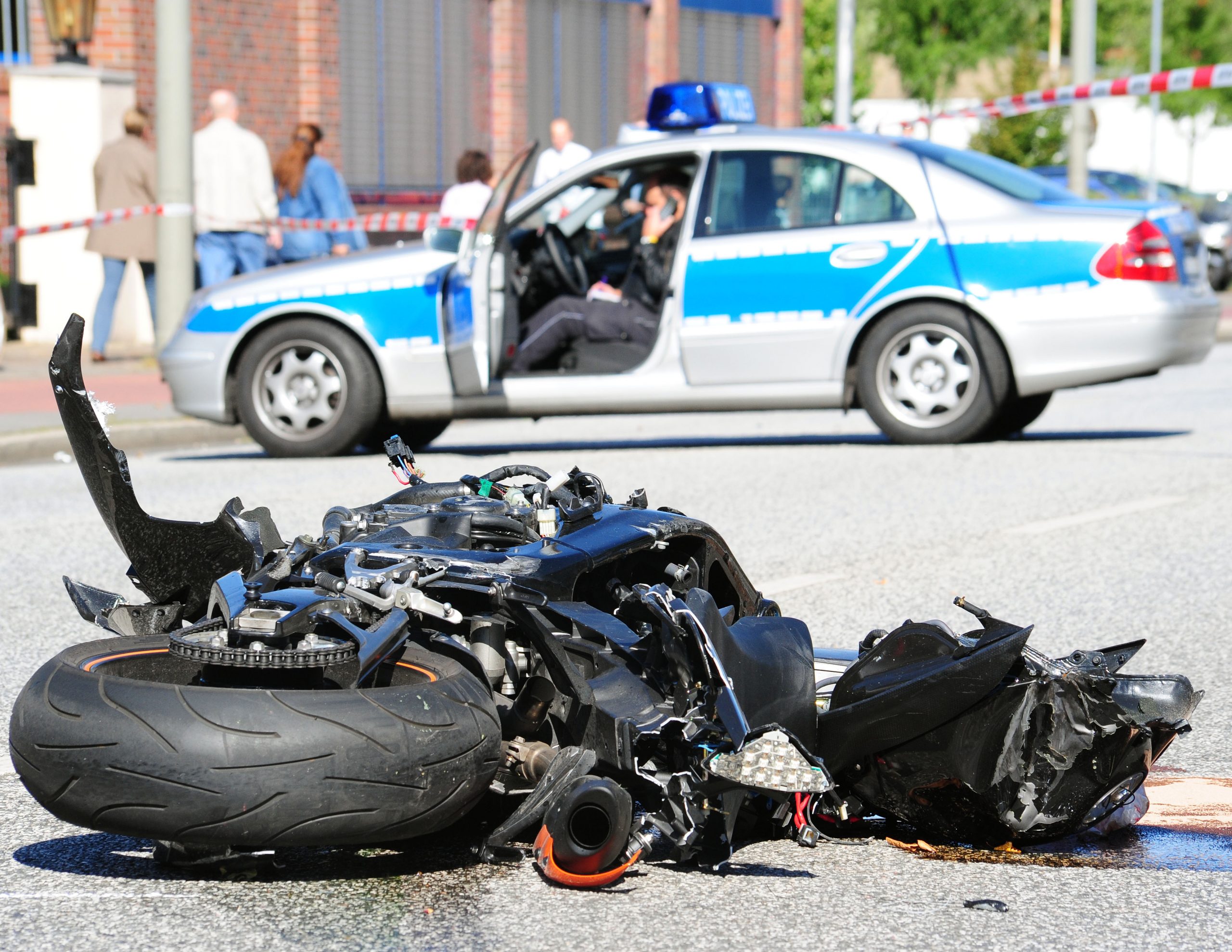 Motorrad-Unfall