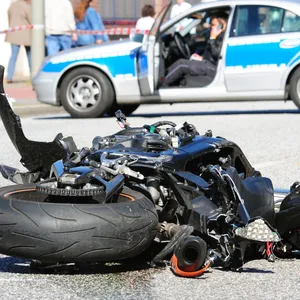 Motorrad-Unfall