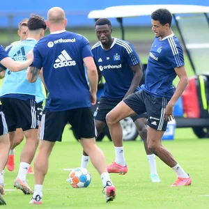 Die HSV-Profis beim Training