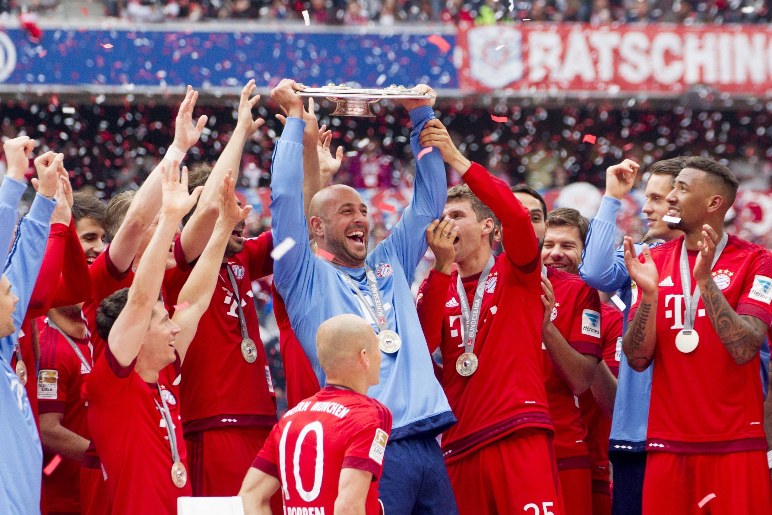 Meisterschafts-Ehrung vom FCB 2014/2015