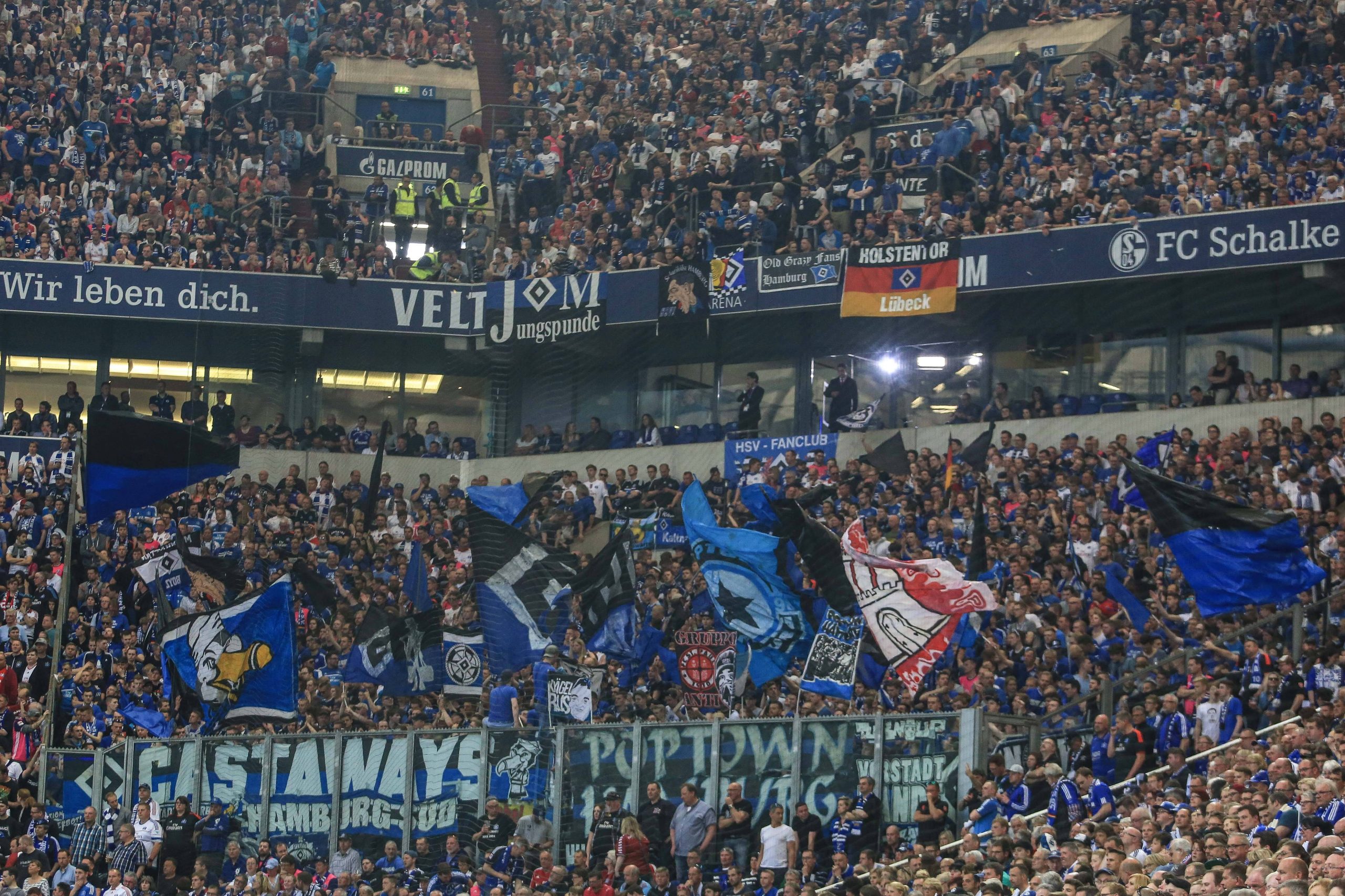 HSV-Fans auf Schalke