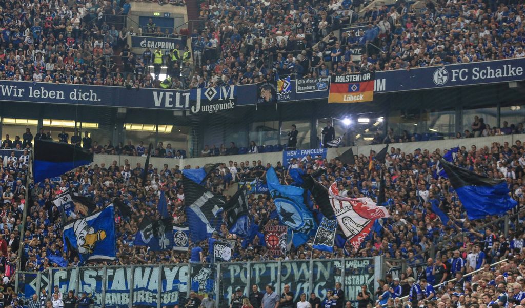 HSV-Fans auf Schalke