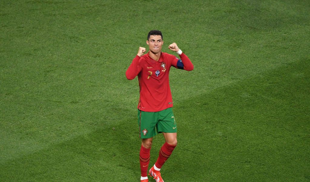 Cristiano Ronaldo jubelt