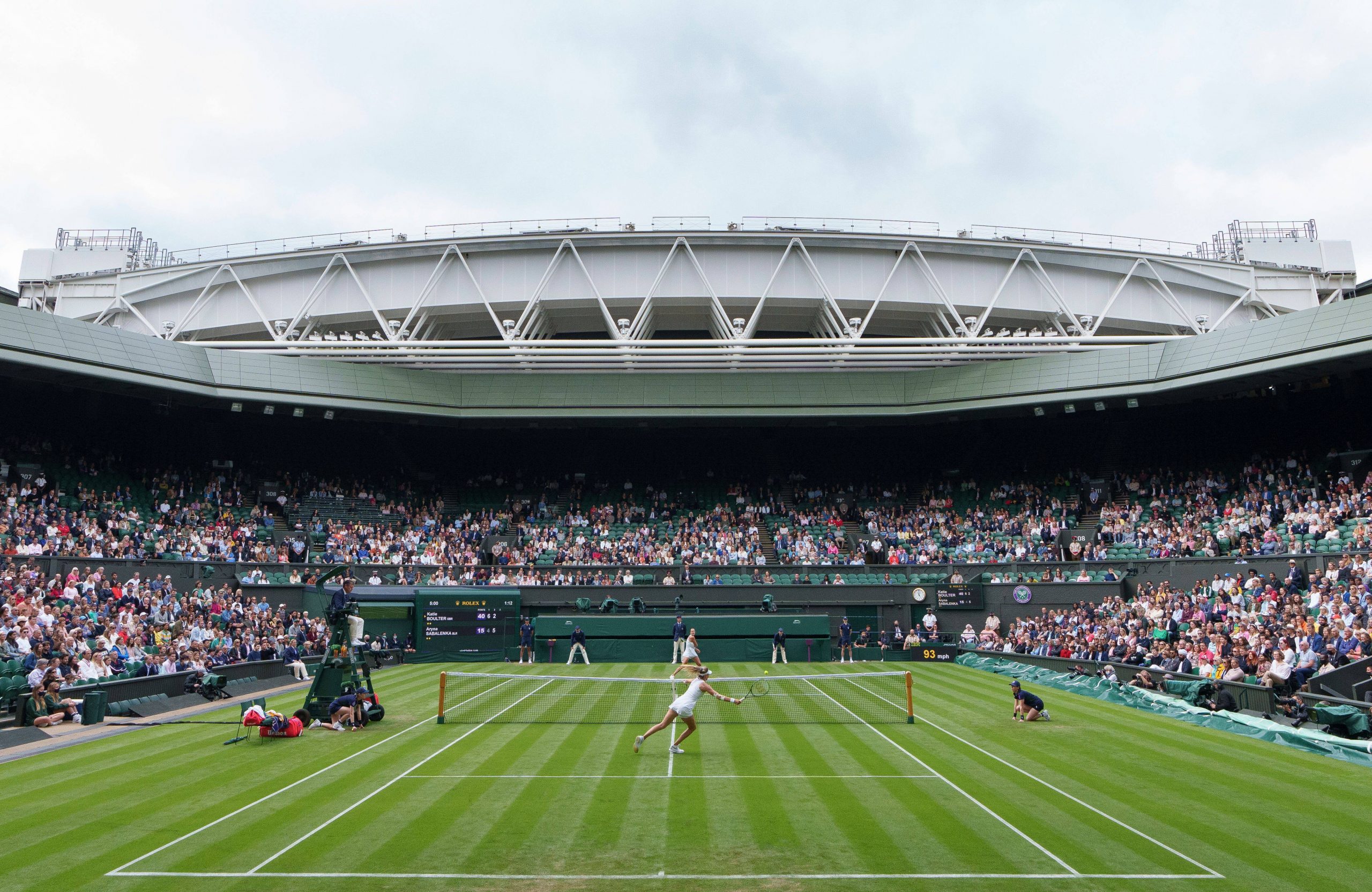 Der Centre Court von Wimbledon.
