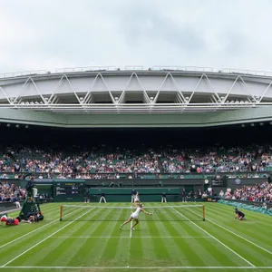 Der Centre Court von Wimbledon.
