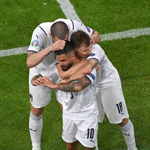 Italien bejubelt den Sieg gegen Belgien