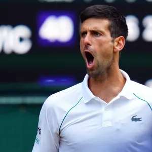 Novak Djokovic im Finale von Wimbledon
