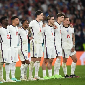 Englische Nationalmannschaft beim Elfmeterschießen