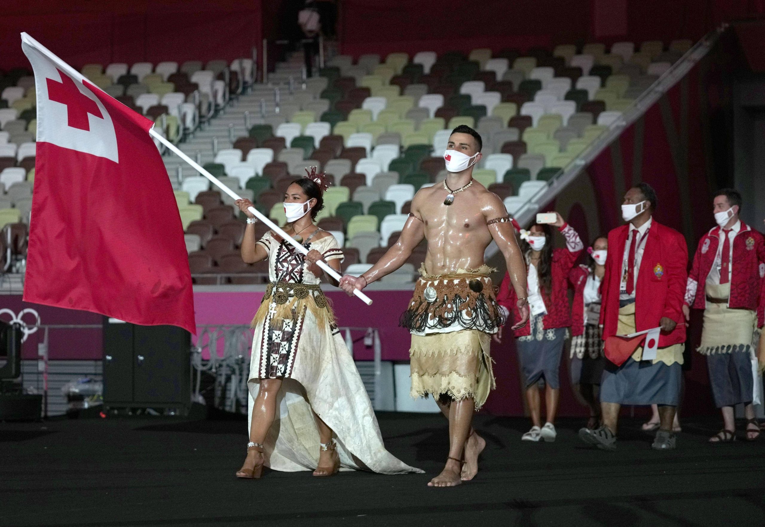 Pita Taufatofua bei Olympia-Eröffnungsfeier