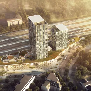So soll der neue Bahnhof Altona am Diebsteich aussehen.