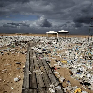 Plastikmüll Mittelmeer Libanon