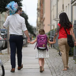 Einschulung Heimweg