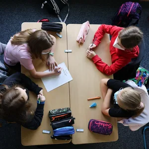 Schülerinnen und Schüler der Klasse 6a am Goethe-Gymnasium in Hamburg-Lurup (Symbolbild)