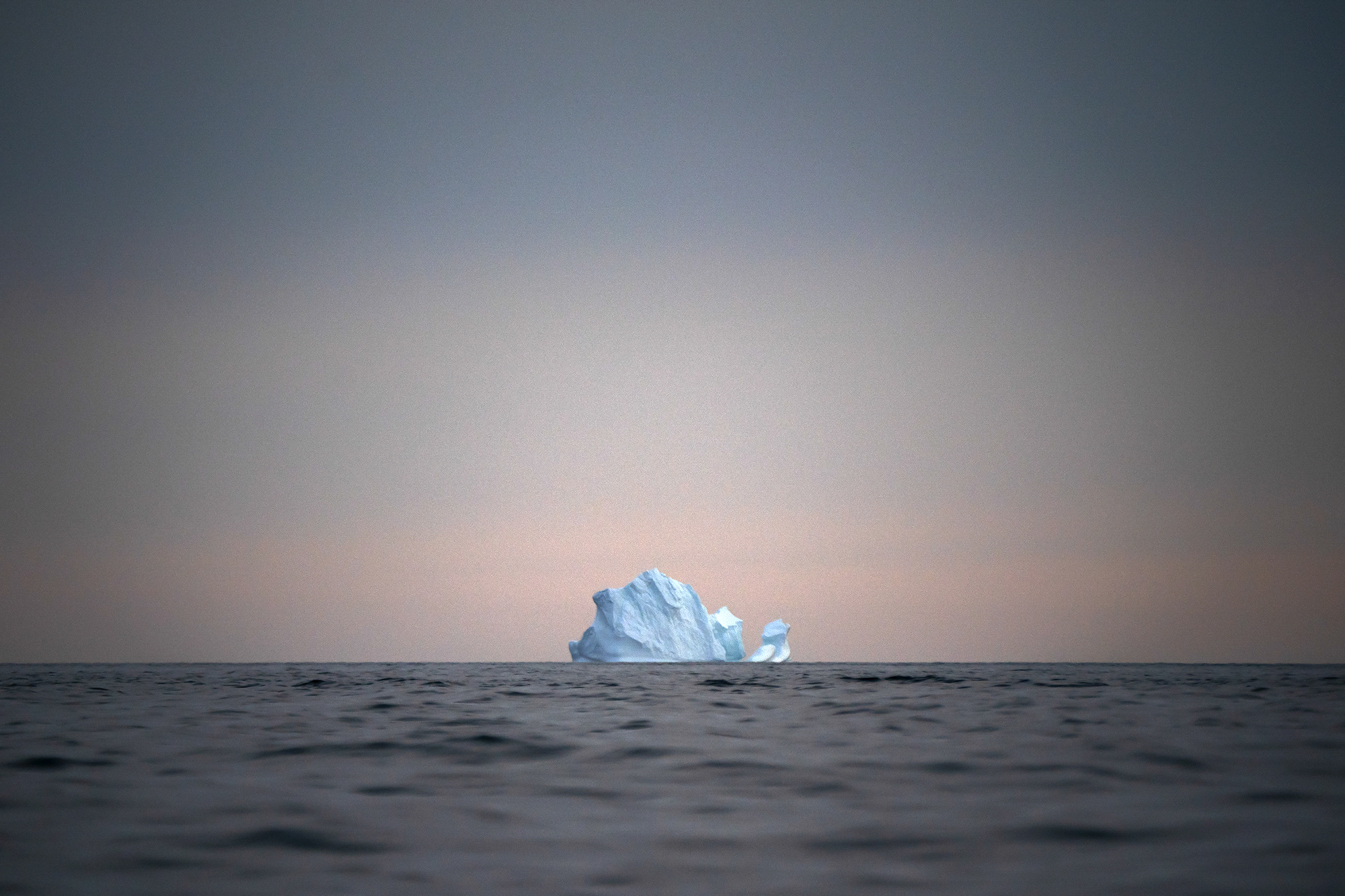 Seltener Anblick: ein Eisberg bei Grönland.