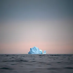 Seltener Anblick: ein Eisberg bei Grönland.