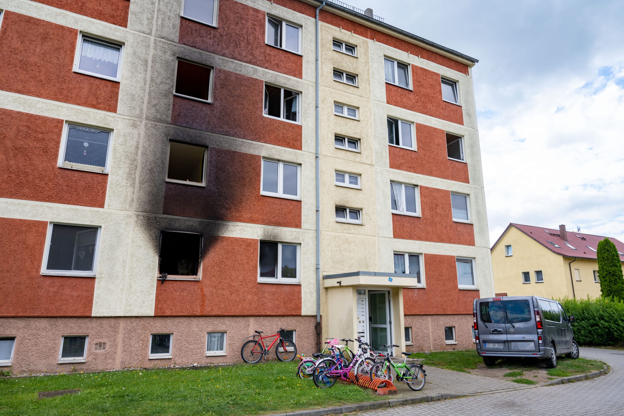 Am Sonntag brannte eine Großraumwohnung in Ducherow.