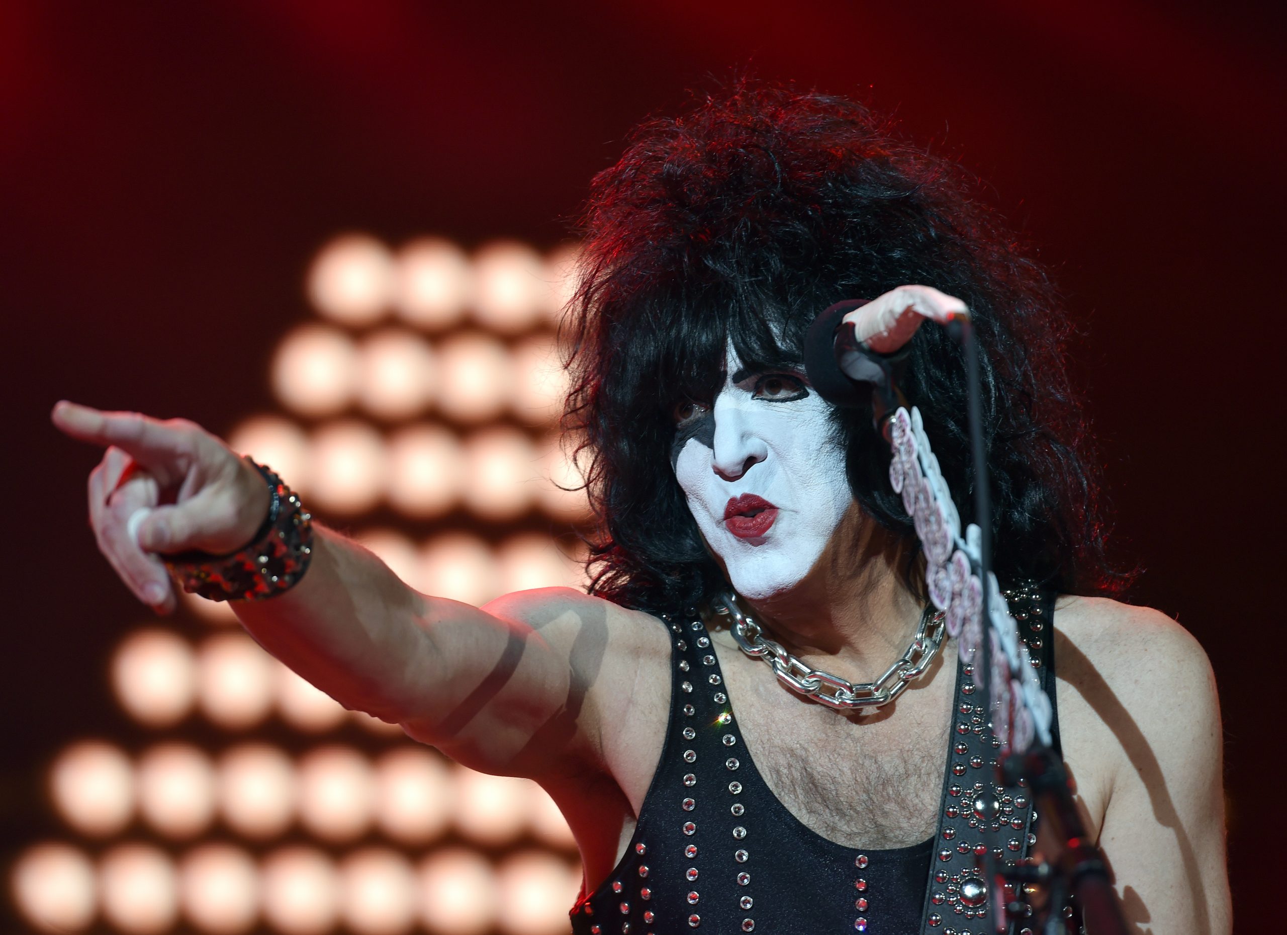 Kiss-Sänger Paul Stanley bei einem Konzert 2017.
