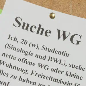 Zettel WG-Suche