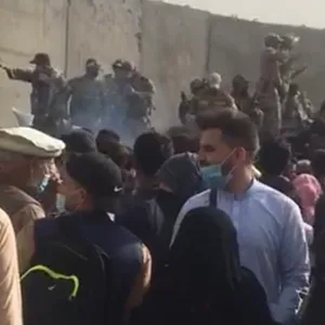 Der Zugang zum Flughafen in Kabul wurde offenbar abgeriegelt.