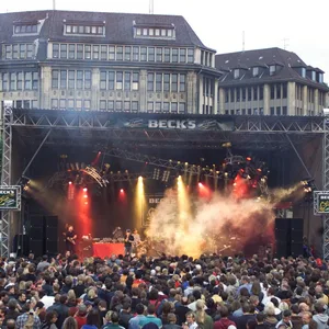 Bühne auf dem Rathausmarkt