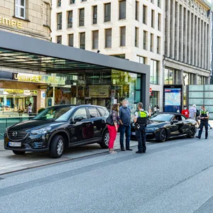 Autofahrer werden kontrolliert