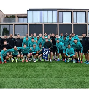 Christian Eriksen zu Besuch bei seinen Inter-Kollegen