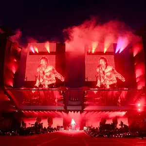 Die Rolling Stones starten 2017 ihre Europatour im Hamburger Stadtpark vor rund 80.000 Fans.