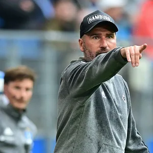 HSV-Trainer Tim Walter sah seine Idee vom Fußball beim 1:1 gegen Dresden nur zeitweise verwirklicht.