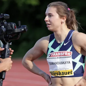 Belarussische Läuferin Kristina Timanowskaja