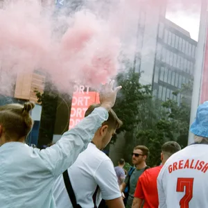 Englische Fans sorgten beim EM-Finale in London für unschöne Szenen (Symbolbild).